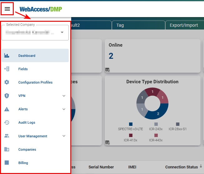General UI Structure