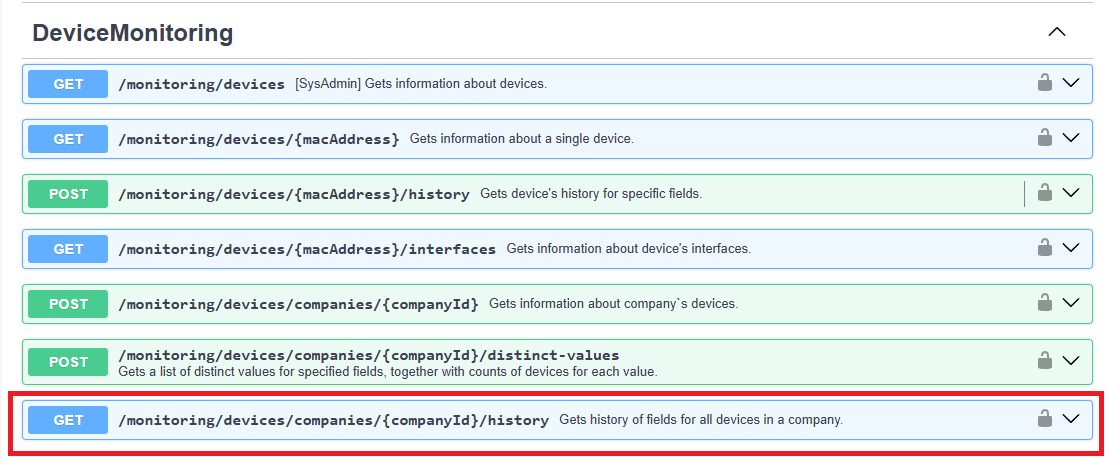 DeviceMonitoring screenshot