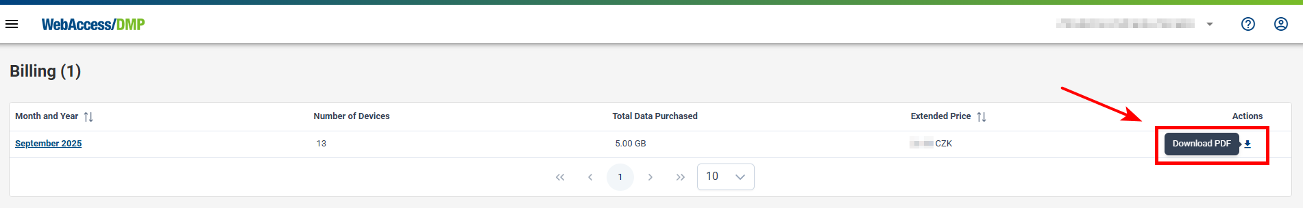 Billing Summaries List