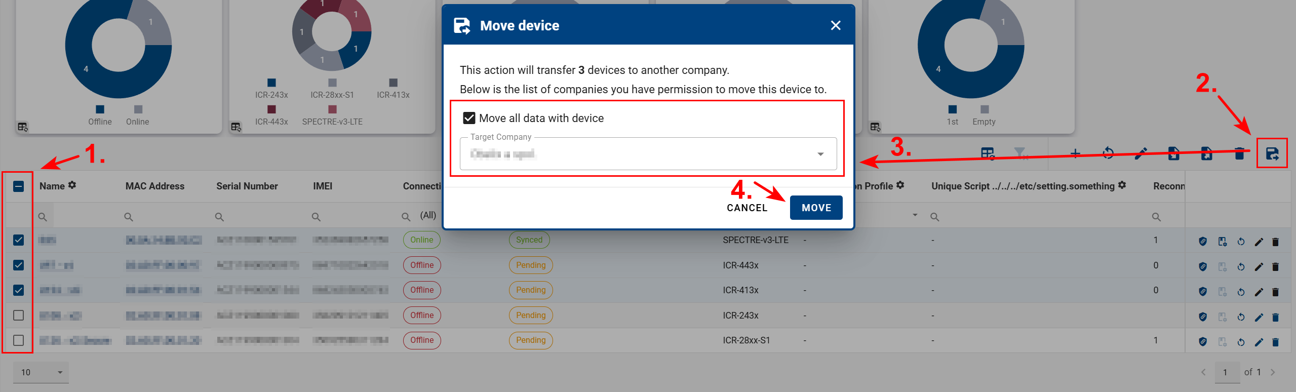 Move Devices in Batch
