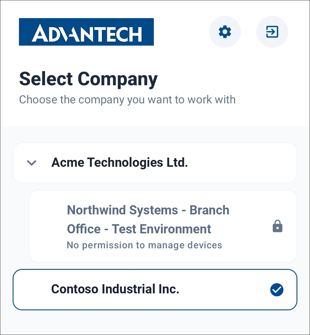 Select company